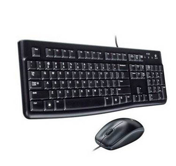 Logitech MK120 Teclado + Ratón óptico 1000dpi USB